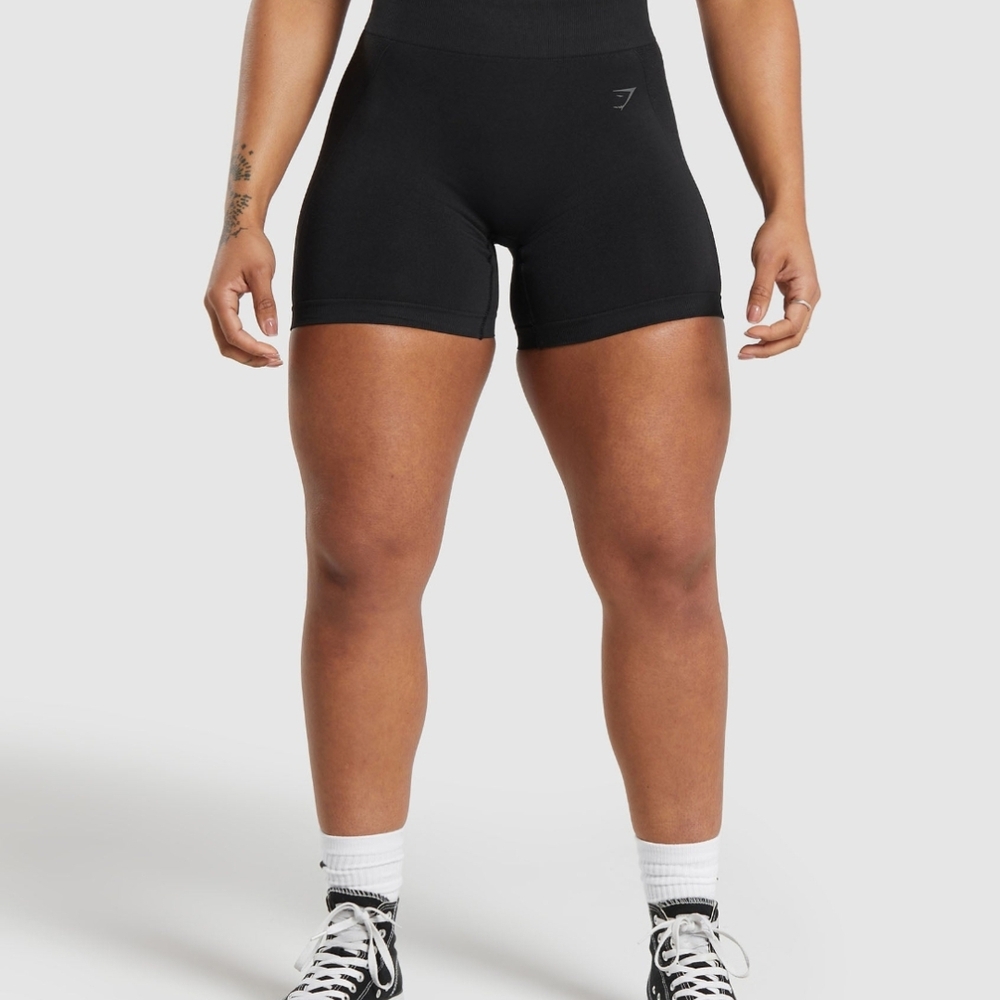 Gymshark Black High-Waist Women's Shorts